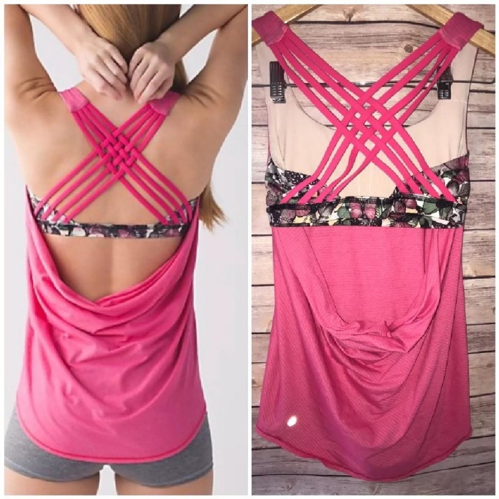Lululemon Wid & Free Butterfly Tank!